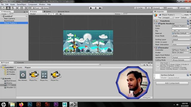 Gaming Lab | 01 How To Make Game In Unity Tutorial For Beginners - Importing Asset | Angry Bird смотреть онлайн