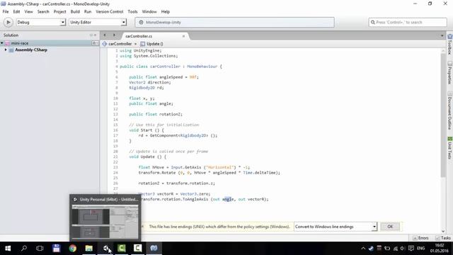 Random Developer - Автогонки на Unity 5 смотреть онлайн