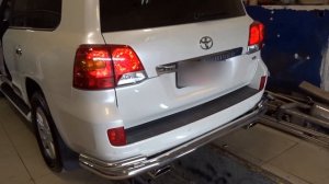 Прямоток на toyota land cruiser