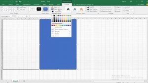 How to Add Page Border in Microsoft Excel 2017