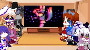 ||Fnaf Sister Location reacts||Pt.1/?||When The curtain falls||My AU||GNe||Fnaf||