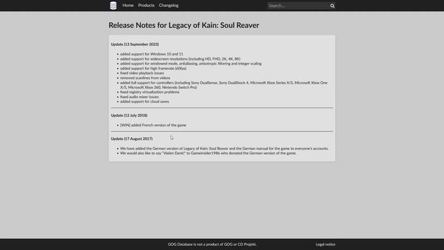 Soul Reaver is Back! Update (13 September 2023) for Legacy of Kain: Soul Reaver (PC) смотреть онлайн