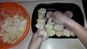 Готовим очень вкусную картошку по капитански!