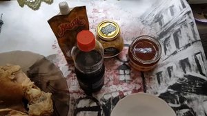 Рулька запечёная, очень простой рецепт.