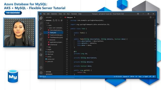 Tutorial: AKS + MySQL - Flexible Server [15 of 16] | Azure Database for MySQL - Beginners Series смотреть онлайн