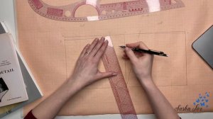 Как построить пояс для чулок / Простое построение выкройки пояса для чулок / Уроки конструирования