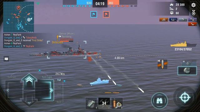 World of Warships Blitz: Andrea Doria смотреть онлайн