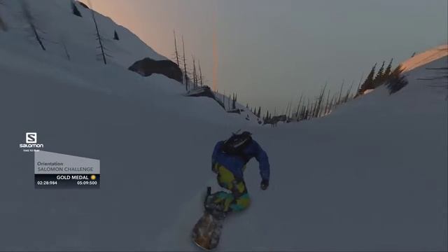 Красивый спуск под музыку| STEEP | смотреть онлайн