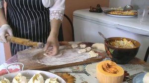 МАНТЫ с ТЫКВОЙ и СЛИВОЧНЫМ МАСЛОМ на заварном тесте