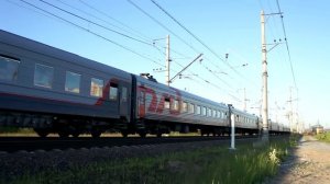 ЭП2К-146 с поездом №389 Архангельск-СПб (RZD) Дача Долгорукова