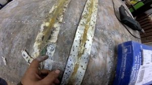 Мотолодка Воронеж восстановление и тюнинг. Первые латки.