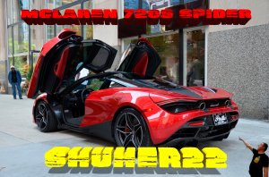 Краткий обзор McLaren 720s Spider #Shuher22