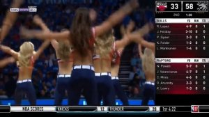 New York Knicks vs Oklahoma City Thunder – Oct 19, 2017 Thunder Girls