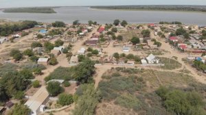 СЕЛО ЗАМЬЯНЫ С ВЫСОТЫ ПТИЧЬЕГО ПОЛЕТА/ Енотаевский район, Астраханская область 2020 год с дрона
