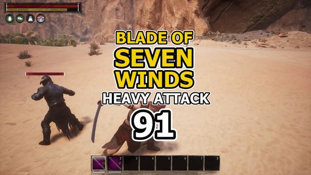 Musashi's Black Blade VS Blade of Seven Winds | CONAN EXILES
