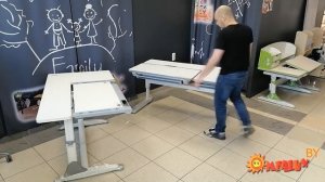 Сравниваем растущий стол парту Mealux Sherwood XL и comf-pro king desk. Как выбрать парту. Минск