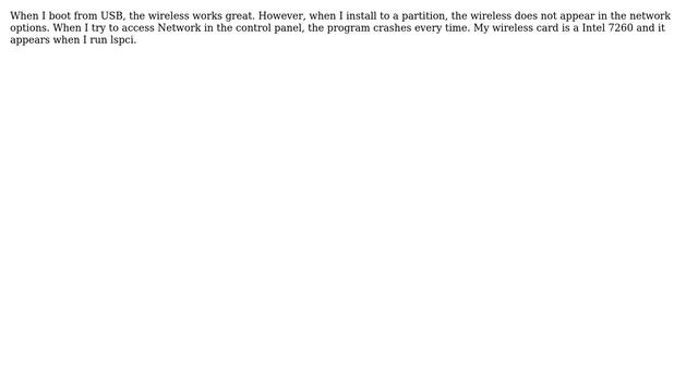 Ubuntu: Solved - No Wireless on Dell E7440 - Intel Corporation Wireless 7260 (rev 73) смотреть онлайн