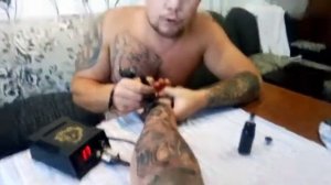 Татуировка Самодельной машинкой