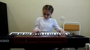 Базанова Дарья, синтезатор. А. Гречанинов "Грустная песенка"