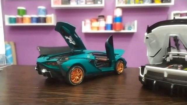 Обзор машинок Ламборгини, Феррари, Бугатти масштаб моделей 1:24 #масштабныемодели #обзормашинок
