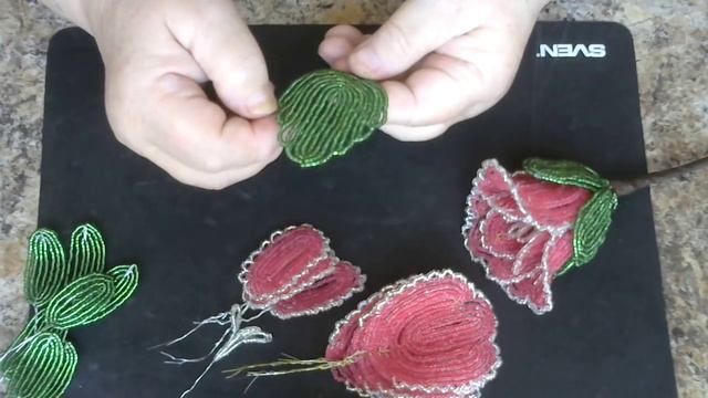 Глоксиния махровая. Мастер - класс. Бисероплетение. смотреть онлайн