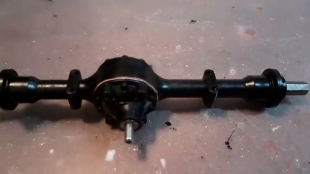 Новый мост в Волгу/ New rear axle for the RC car