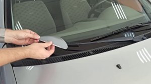 Установка спойлера для дворников