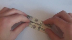 Как сделать рубашку из денег? (без галстука)