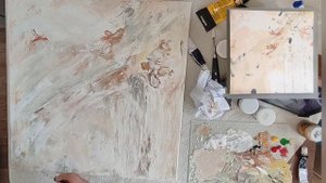 Как нарисовать абстракцию акрилом. #акрил #абстракция # картина #рисунок #живопись