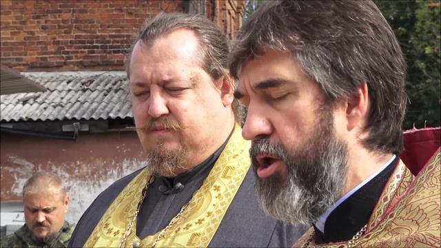 Установка и освящение купола и креста  на храм Рождества Христова г.Тула. 09.09.2022.mp4