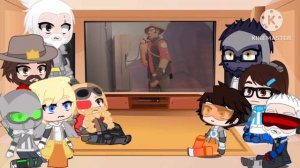 Overwatch reacts to Team Fortress 2 |episode 8: meet the sniper|