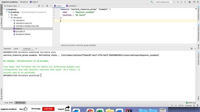 Create azure resource with terraform | Terraform with Azure  SP for beginners