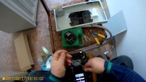 Монтаж оптического кросса КРС-8