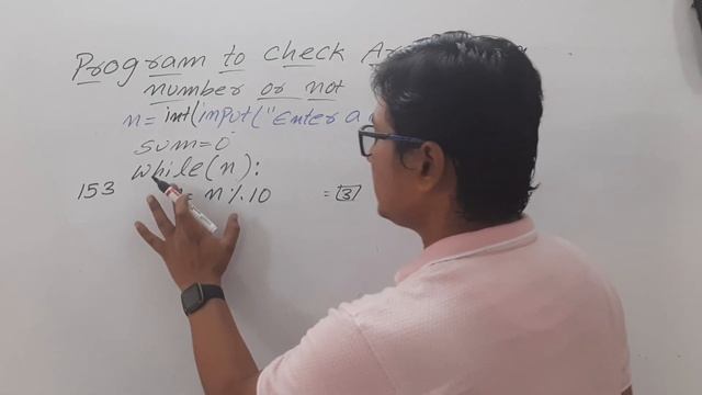 L 53: PYTHON PROGRAM TO CHECK A GIVEN NUMBER IS ARMSTRONG NUMBER OR NOT | PYTHON FULL COURSE