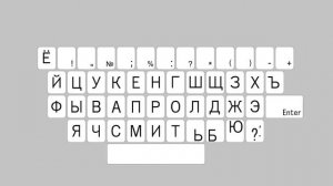 Урок раскладка клавиатуры. Учим звуки букв и расположение букв на клавиатуре.