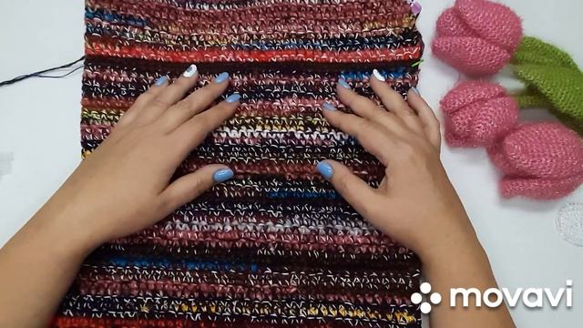 Сп "Вязание из остатков пряжи". Отчёт 4. смотреть онлайн