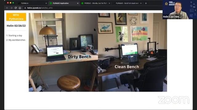 WFH Pythonista Ep#11 w/ Helin Cao (creator of PyWebIO)