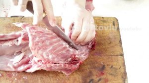 Как я разделываю тушку кролика Как срезать мясо