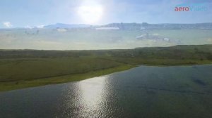 Красноярское море, видео снято с квадрокоптера, студия aerovideo