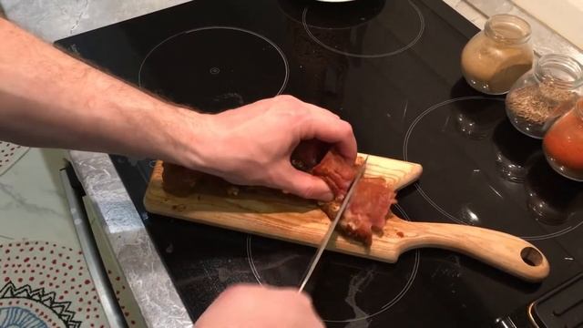 Свиная вырезка на электрогриле.  #Мужская кухня кухня с Андреем Сажневым