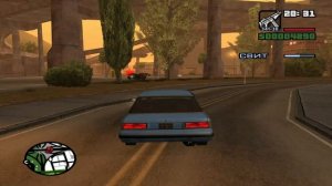 GTA San Andreas - Прохождение - Миссия 026 - Свит - Зелёный Sabre (без комментариев)