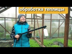 Обработка теплицы осенью.Без заморочек, без химии. Мою сама, мужу не доверяю)