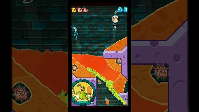 Крокодильчик Свомпи - прохождение уровня 10-9 "Двухэтажный мост" смотреть онлайн