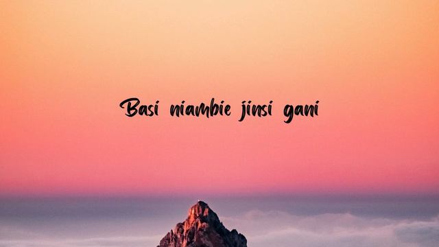 Jay Melody - Mbali Nawe (Lyric Video)