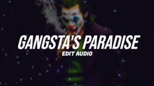 Gangsta's Paradise ( Edit Audio ) Coolio ft. L.V