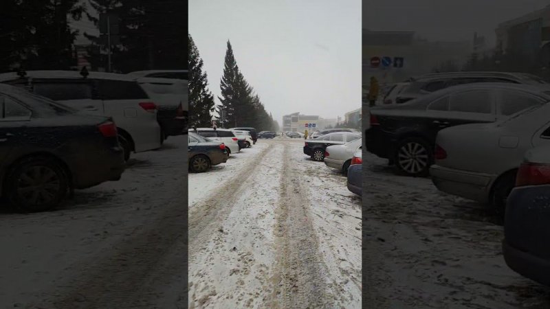 4 декабря Красноярск, снег опять пошел