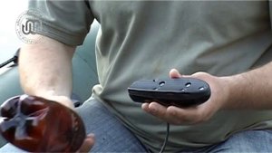 Garmin Echo 201DV - простейший монтаж датчика на надувную весельную лодку
