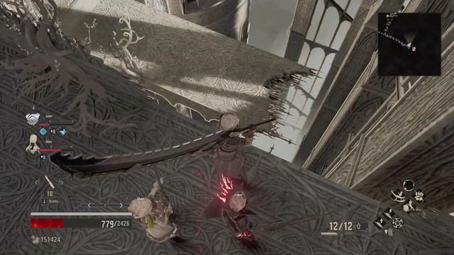 Code Vein ➤Храм Святой Крови. Серебрянный волк-защитник. Рыцарь Королевы. ➤СТРИМ Прохождение #5