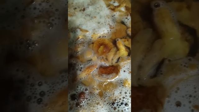 Неприятный запах при варке грибов (опята)