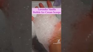 Lavender Vanilla Bubble Ice Cream Scoops